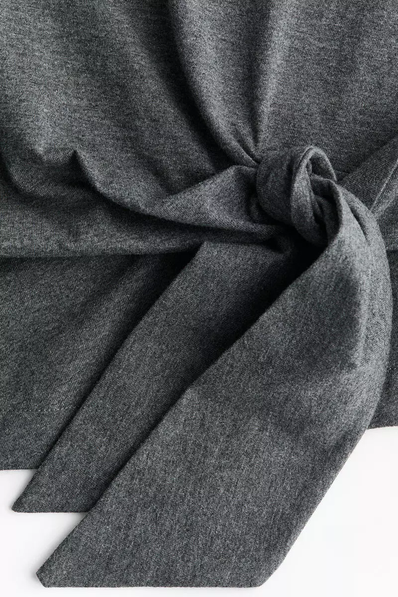 Tie-detail T-shirt