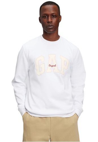 GAP 白色 Gap Original Arch Crew Sweatshirt 5C2C8AAA08981DGS_1