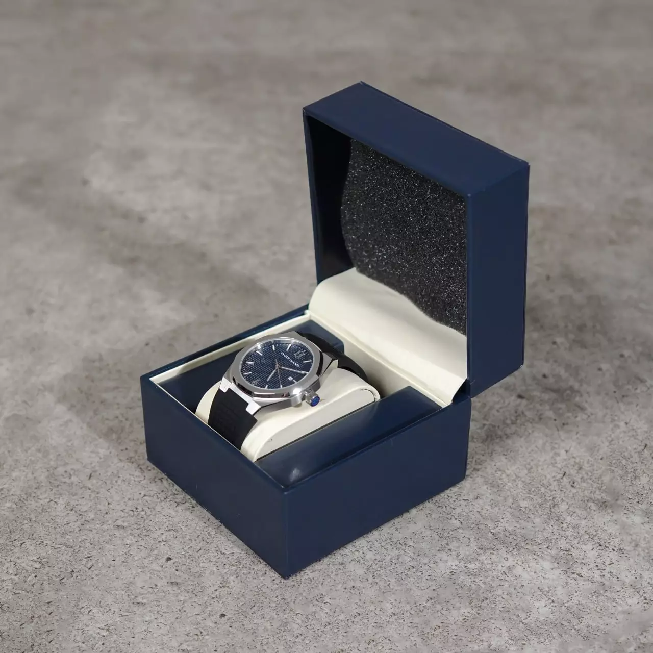 Jam Tangan REGAN HARNEY RH 001-02 REGAL SPORT NAVY STAINLESS STEEL WATCH  100% ORIGINAL - OS