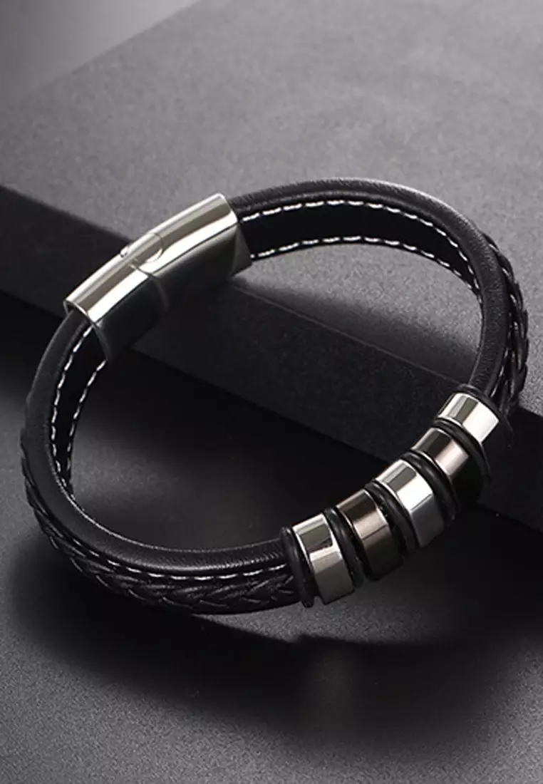 Men's Leather Bracelet