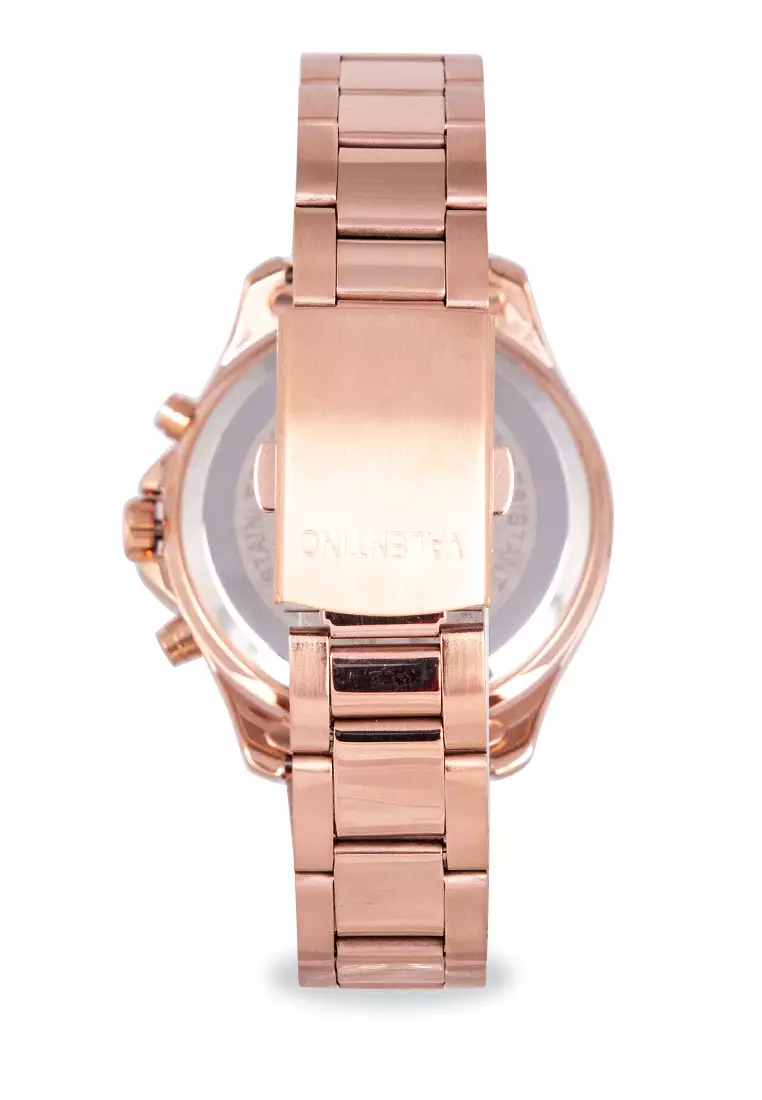 Analog Watch 20122302-Rose-Wht Dl
