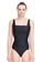 Sunseeker black Core Solid D Cup One-piece Swimsuit C464CUS287A862GS_4