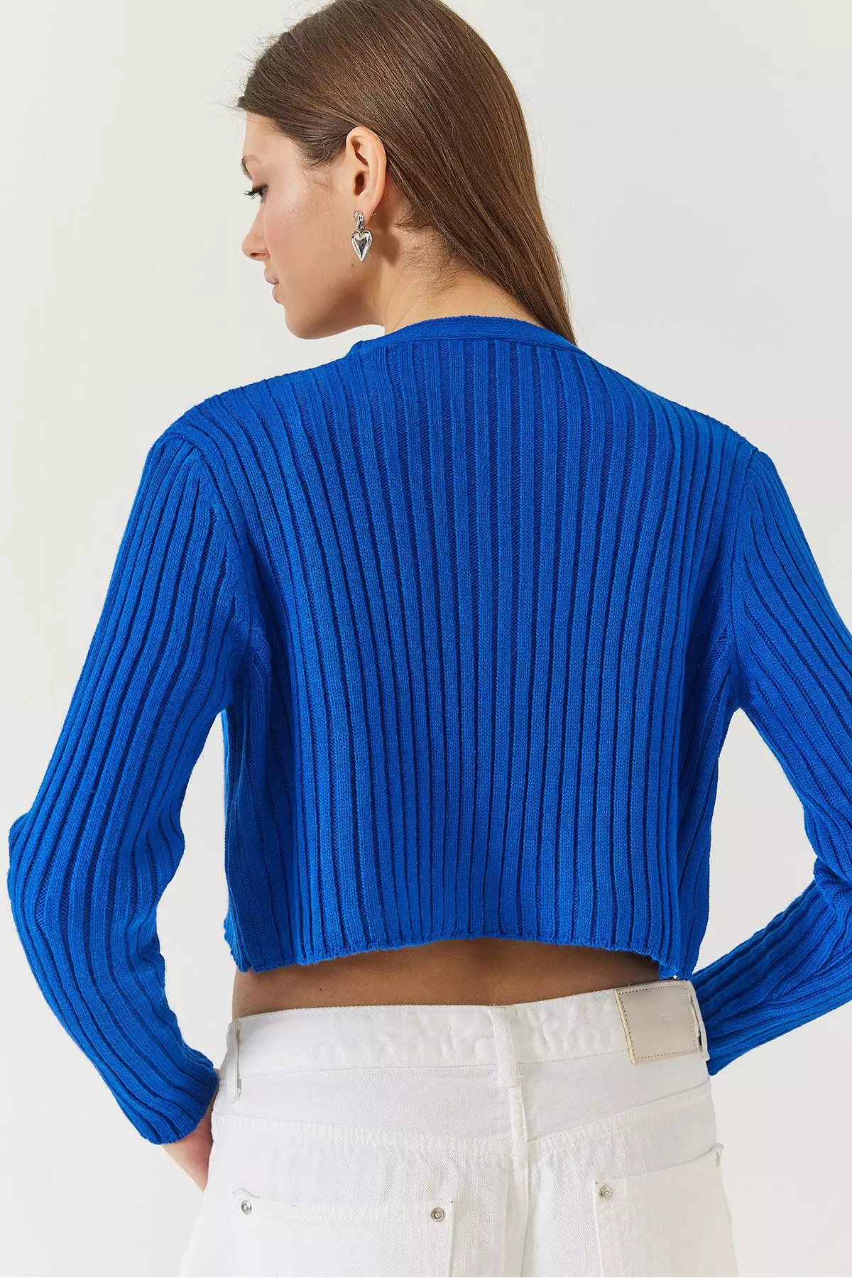 Women's Cardigan Crop Tank Top Double Knitwear Set