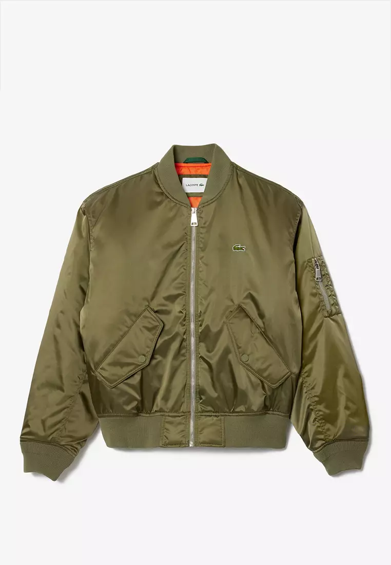 Water-Repellent Padded Bomber Jacket