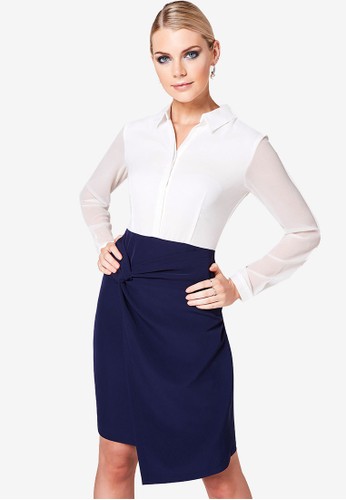 Jual Paper Dolls 2 In 1 Shirt Dress Original Zalora Indonesia