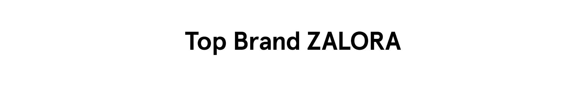 Top Brands Zalora