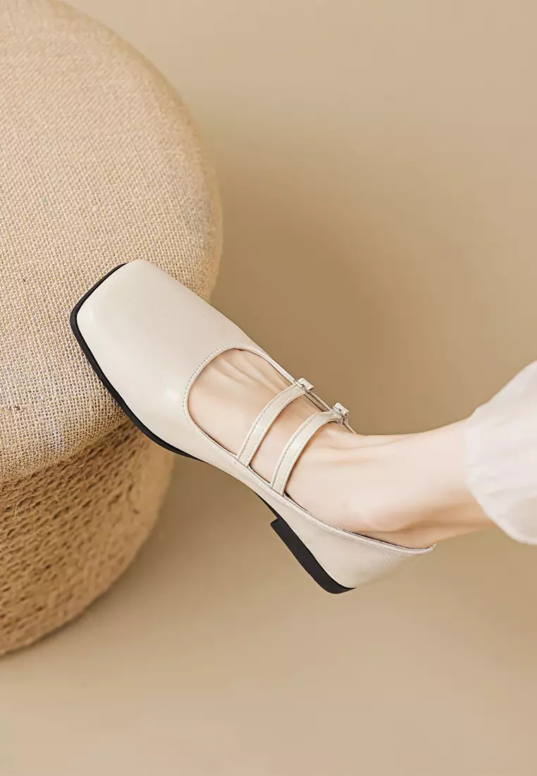 Double Strap Mary Jane Shoes WW8393-1