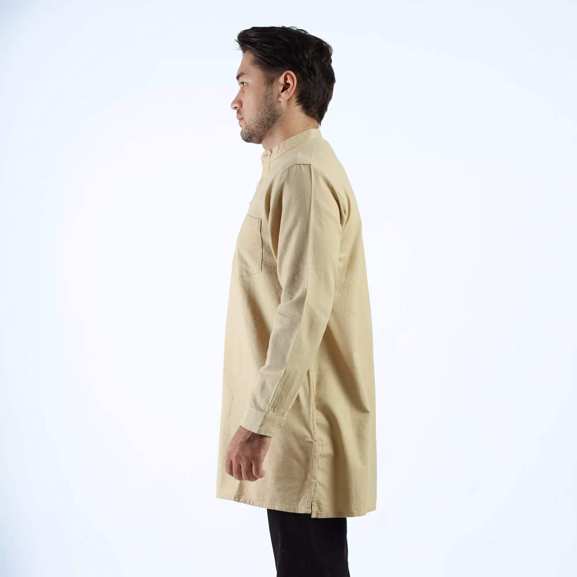 LARUSSO x RIZKY RIDHO - Koko Kurta Organic Cotton Changi - Khaki