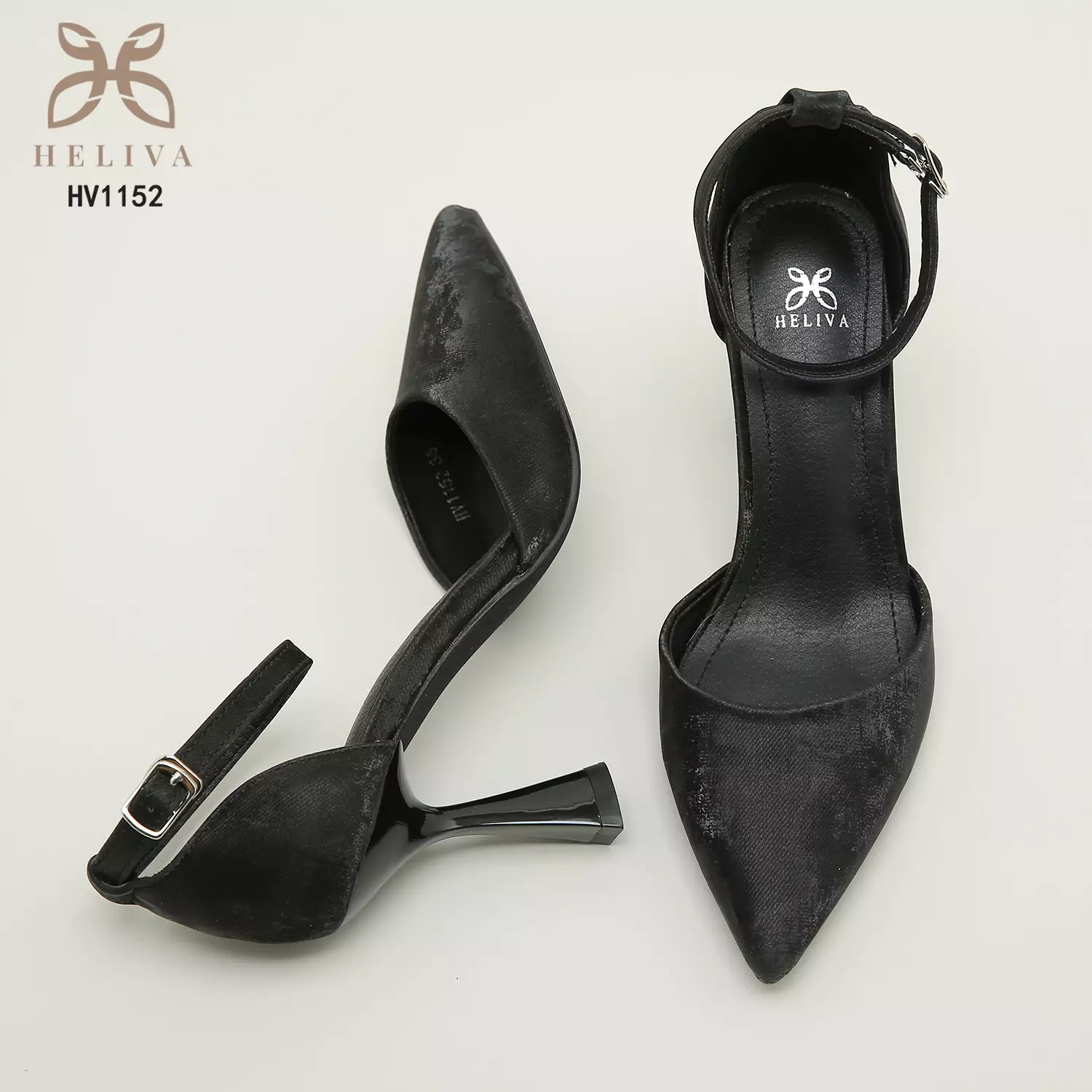 Heliva Angela High Heels Stiletto Shimmer Sling Back Sol 9cm