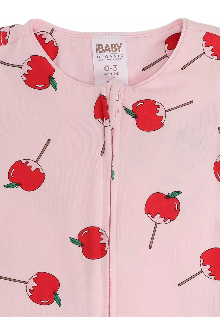 The Short Sleeves Zip Romper