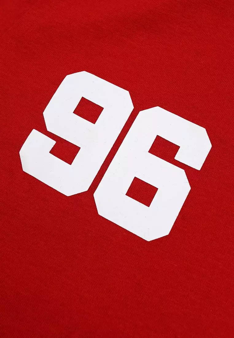 3Second Kaos Wanita Lengan Pendek Boxy Fit Katun Soccer 470225