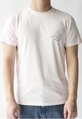Jual Papilion Duo Maison Labiche Men S Hand Thumbs Up Heavy T Shirt Original Zalora Indonesia