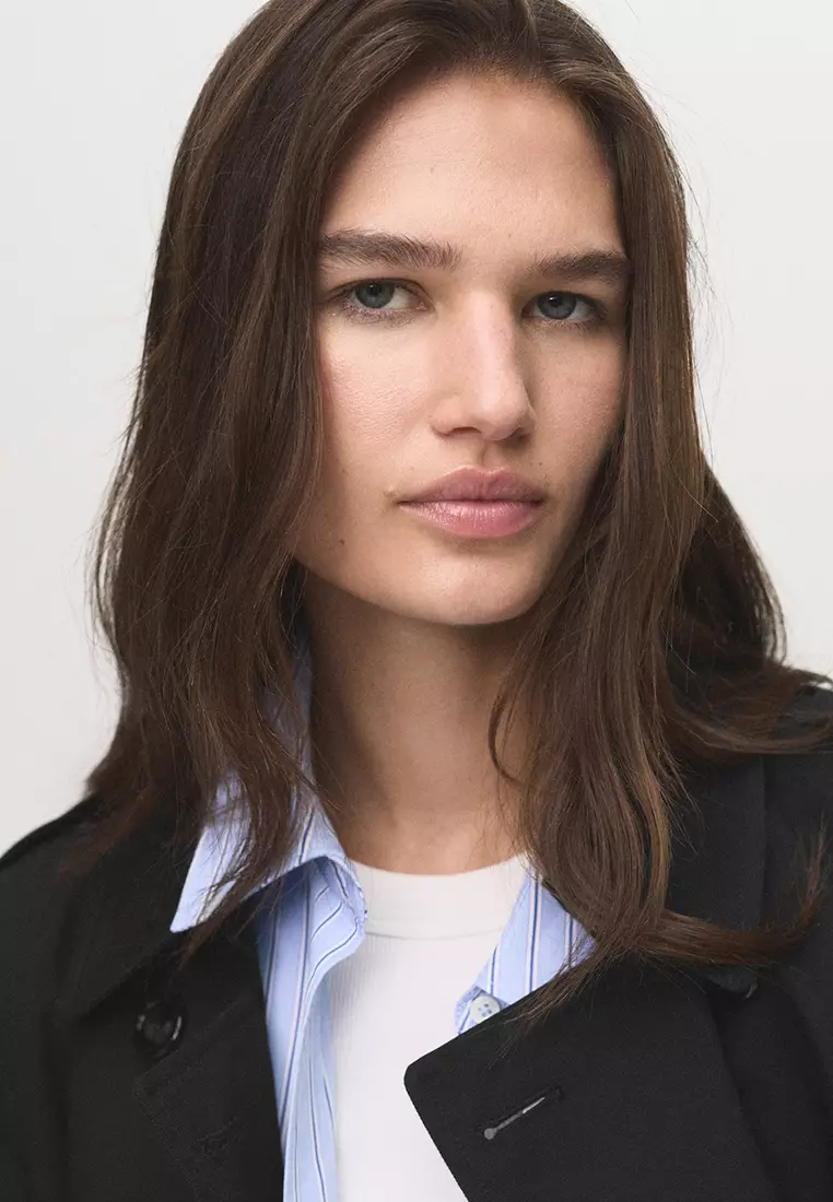 Classic Trench Coat With Belt