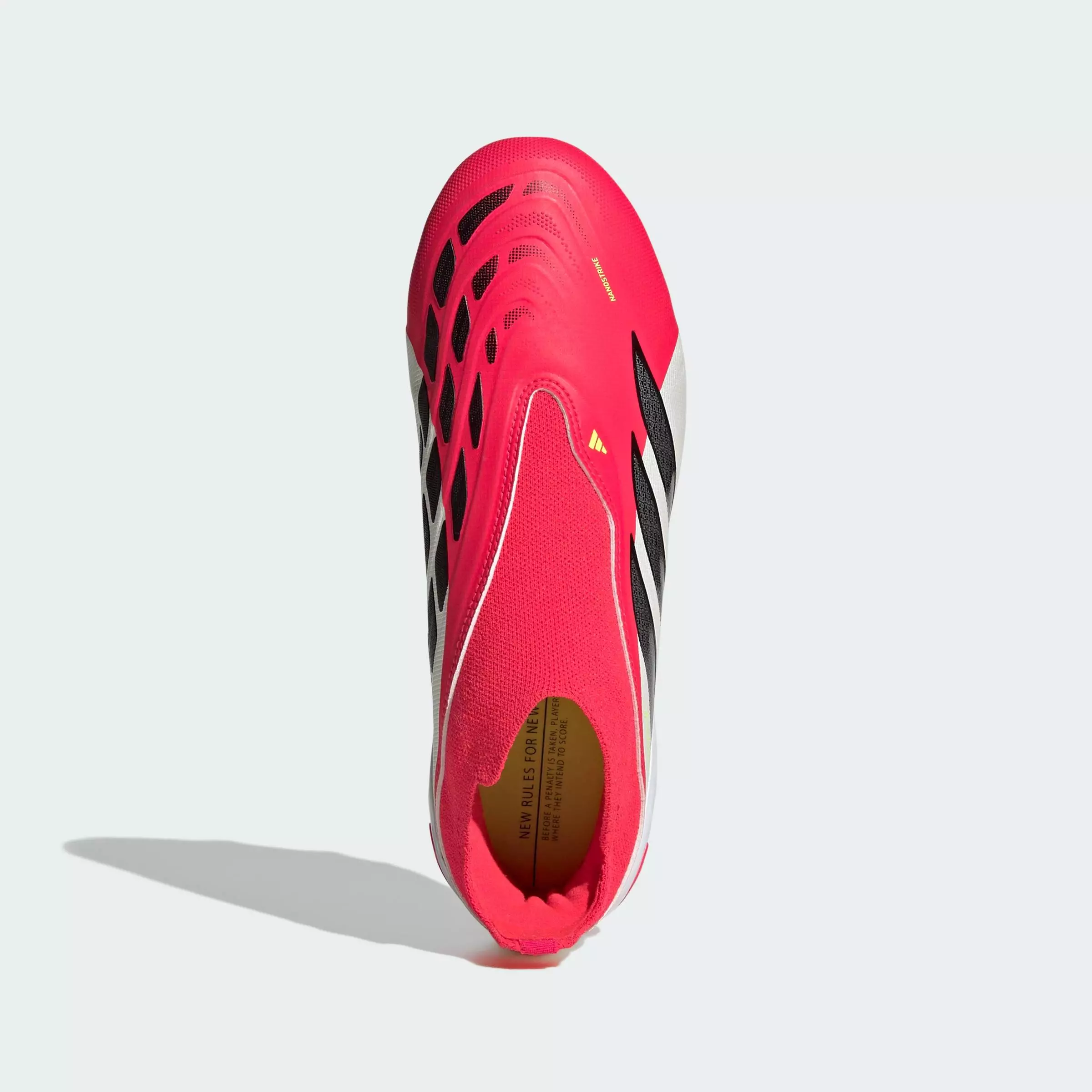 Football PREDATOR LEAGUE Laceless Firm Ground Football Boots Kids Unisex Red JR7890
