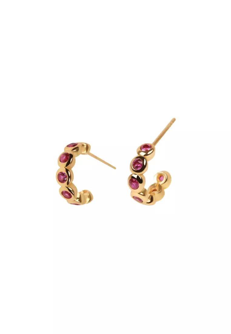 Vermeil Sora Huggie Earrings