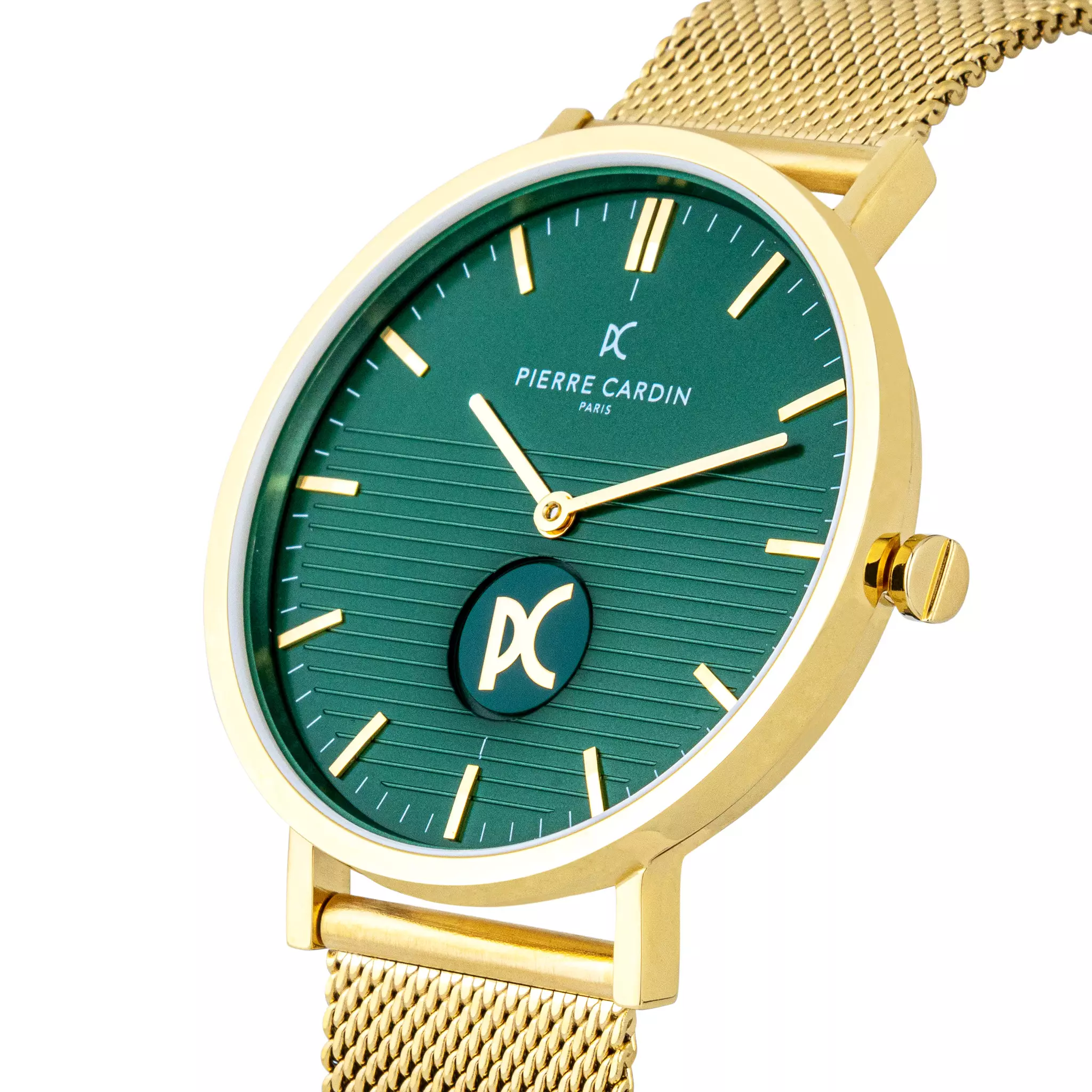 Pierre Cardin Belleville Gold Green Stainless Steel