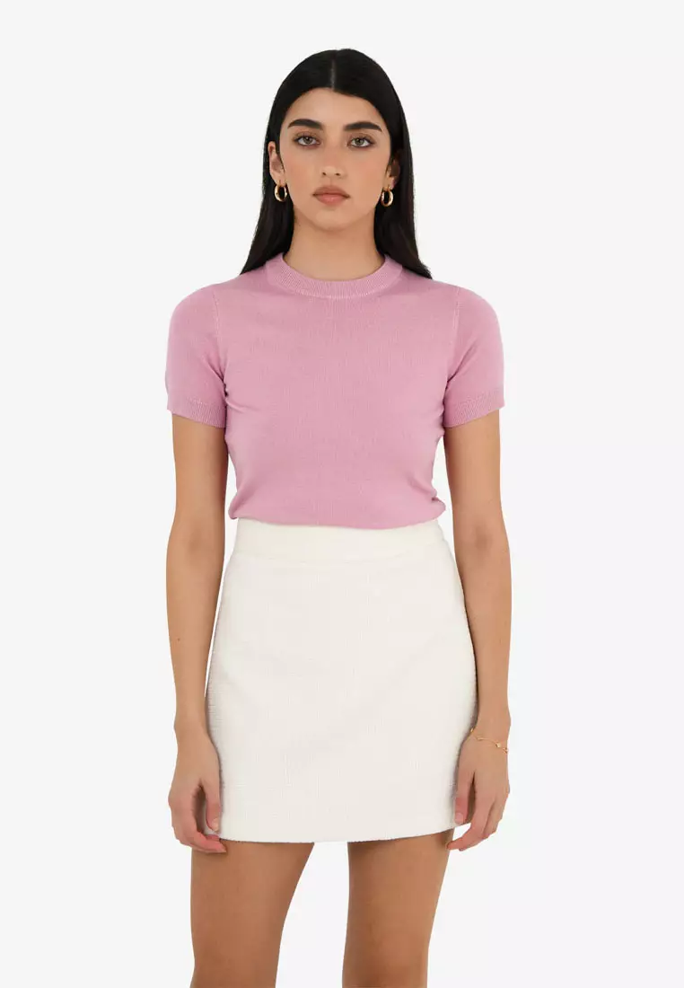 Catherine Short Sleeve Knit