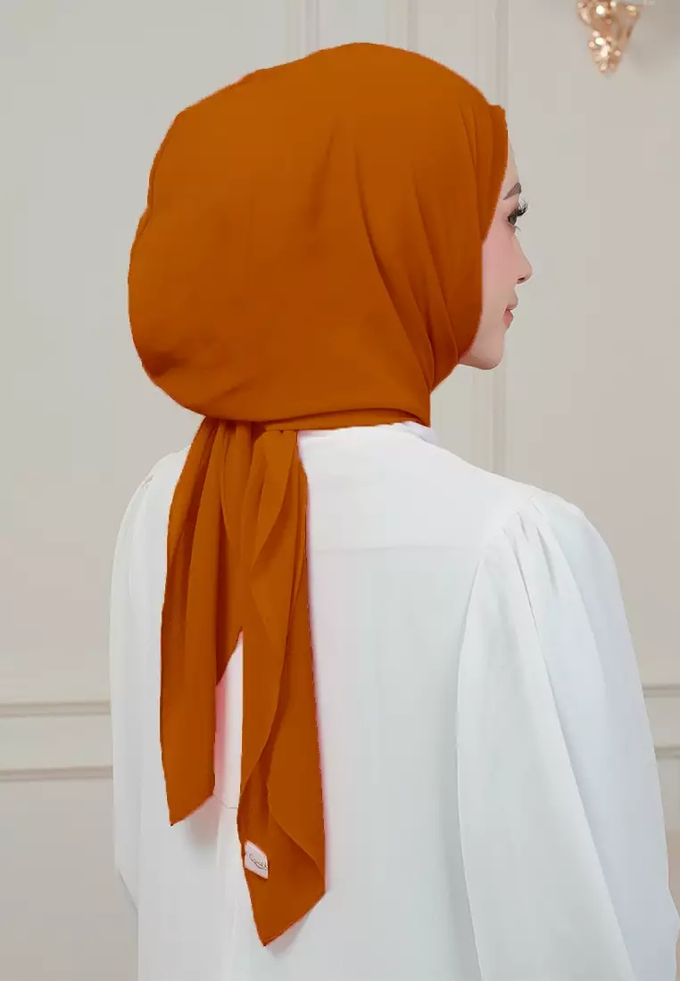 HIJAB INSTAN MAGNET SYIFA - DUSTY BRICK