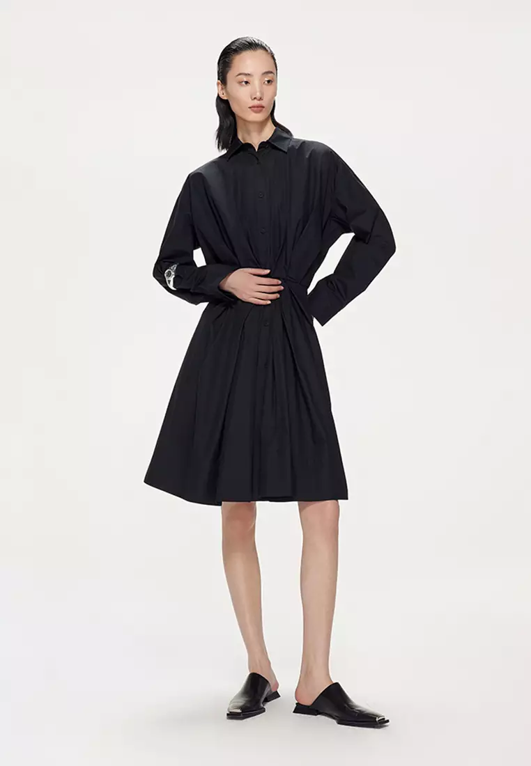 JNBY女士襯衫直筒連衣裙