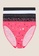 MARKS & SPENCER pink M&S 5 Pack Heart Print No VPL High Leg Knickers 3B708US89B54A9GS_1