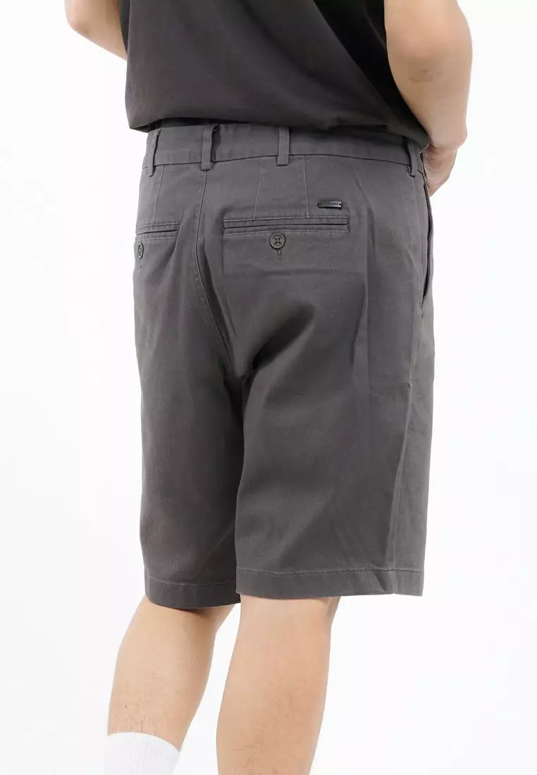 Greenlight Essential Men's Short Chinos Pants Regular Fit Cotton Spandex Miles 011225