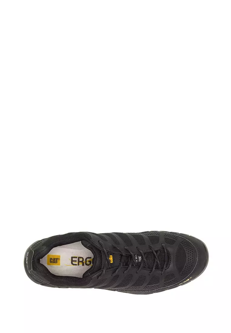 Men's Streamline Composite Toe Work Shoes - Black/Black/Black (P90284) | Safety Shoes