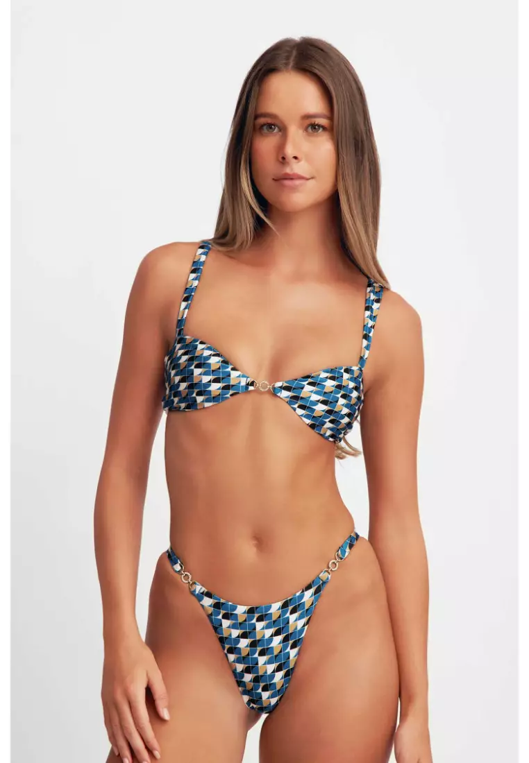 Riri Double Ring Cheeky Bikini Bottoms / Chairlift