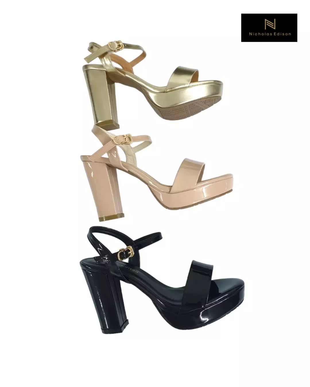 Nicholas Edison Heel Tania Pink