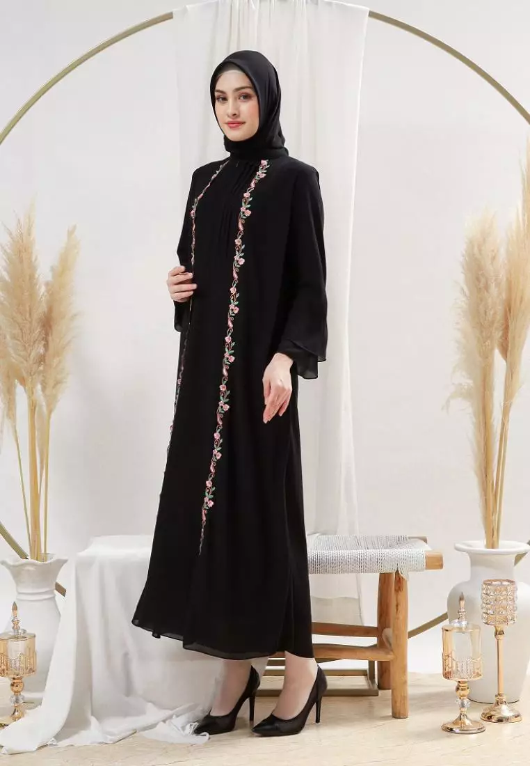EPC Gamis Audrey - Black - Embroidery Collection