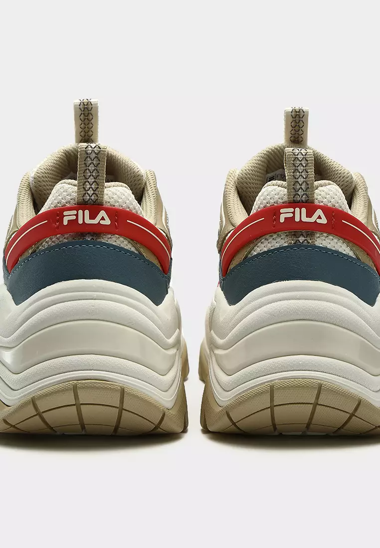 Red and on sale gold fila shoes