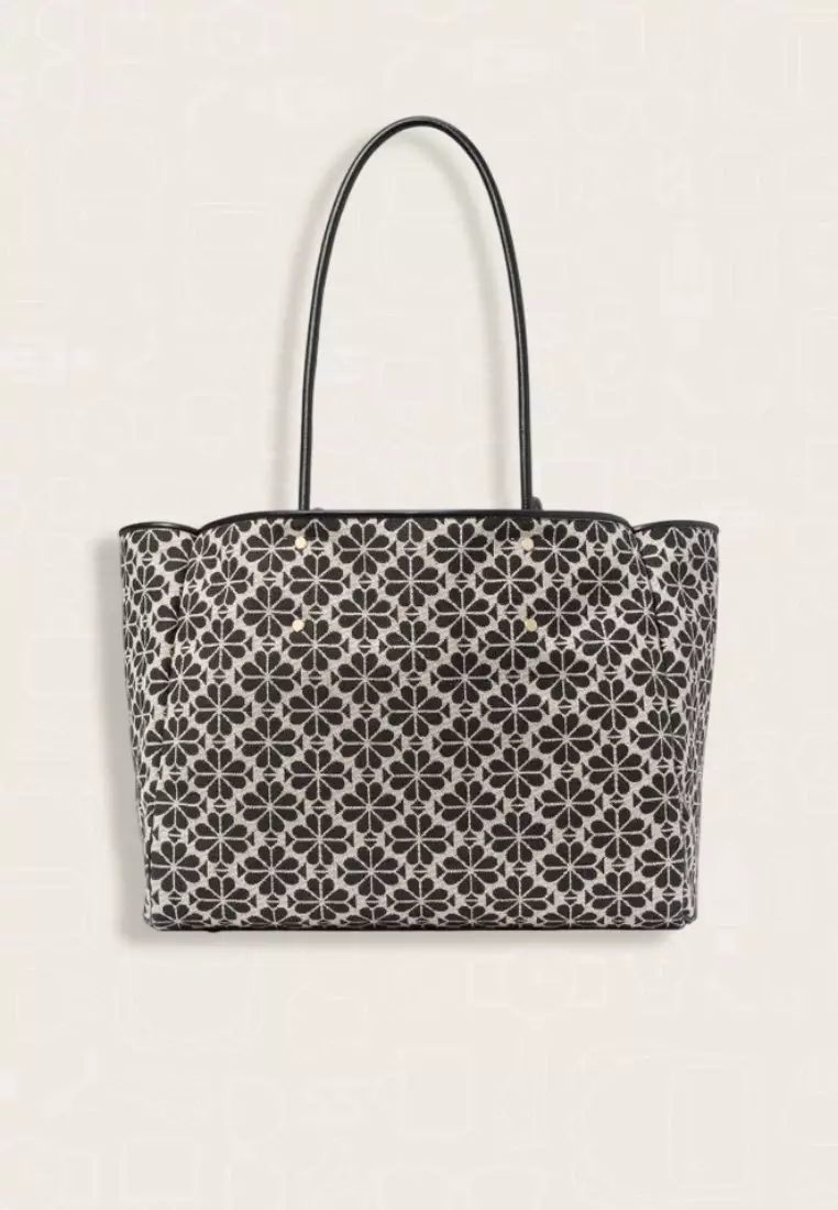 Kate Spade Spade Flower Jacquard Large Everything Tote Sand Multi