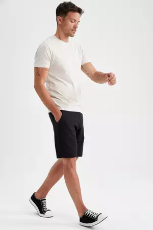 Buy DeFacto 2 piece Basic Short Sleeve T Shirt And Shorts Set 2024