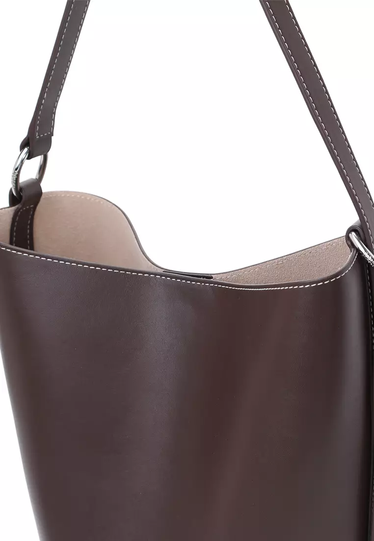 VERA Demi 水桶單肩袋 - 可可棕色
