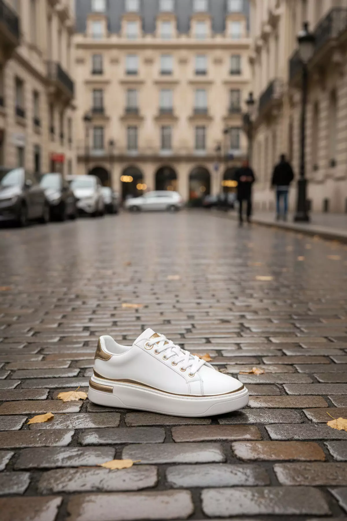 White Women'S Sneaker 20810