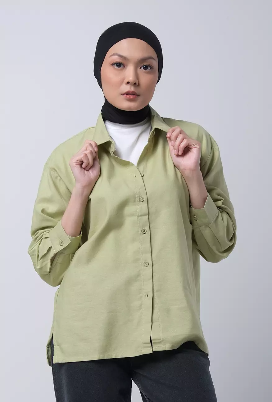 Kemeja Wanita Karla Lime