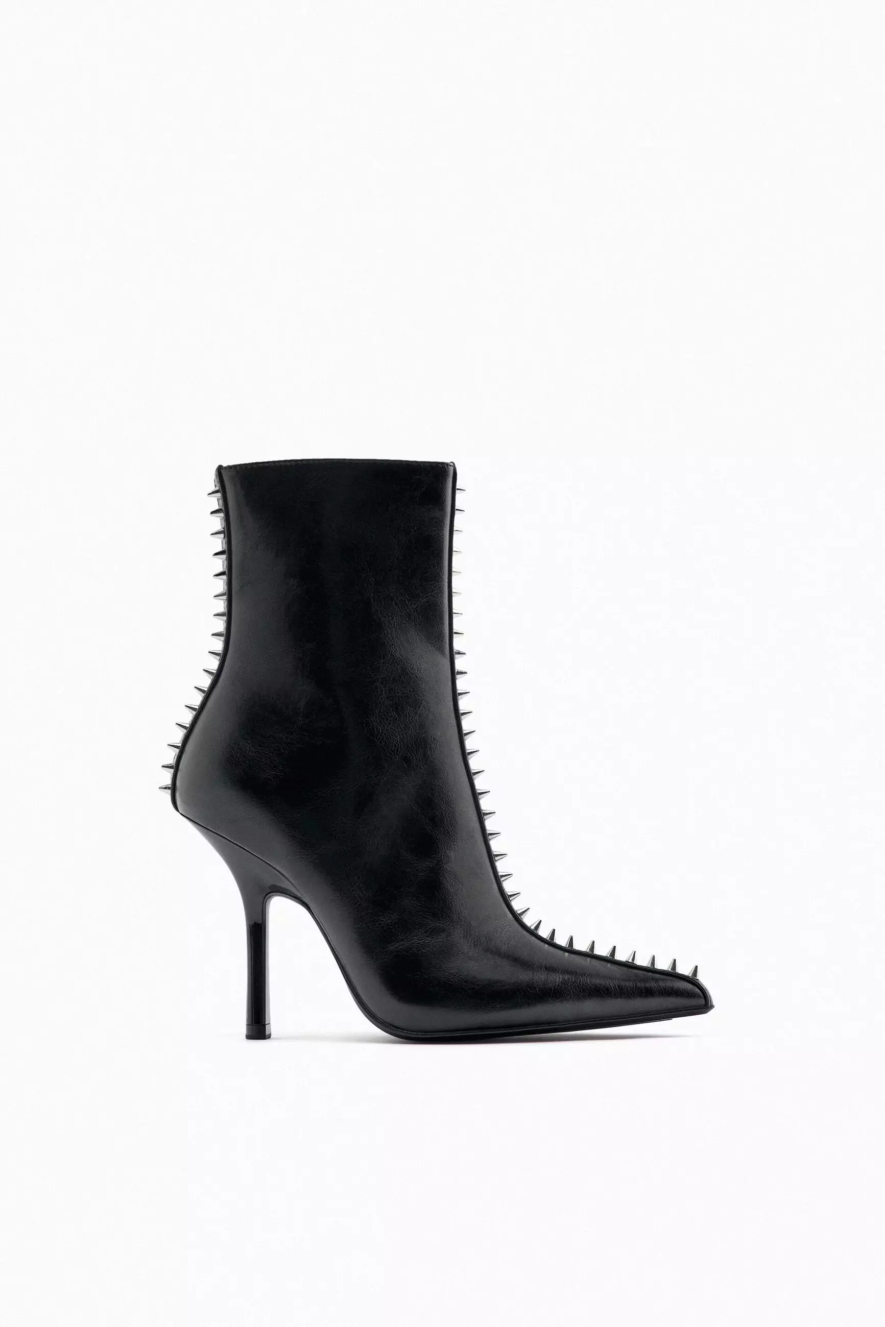 ZARA Heeled Ankle Boots With Studs 2025 | Buy ZARA Online | ZALORA Hong ...