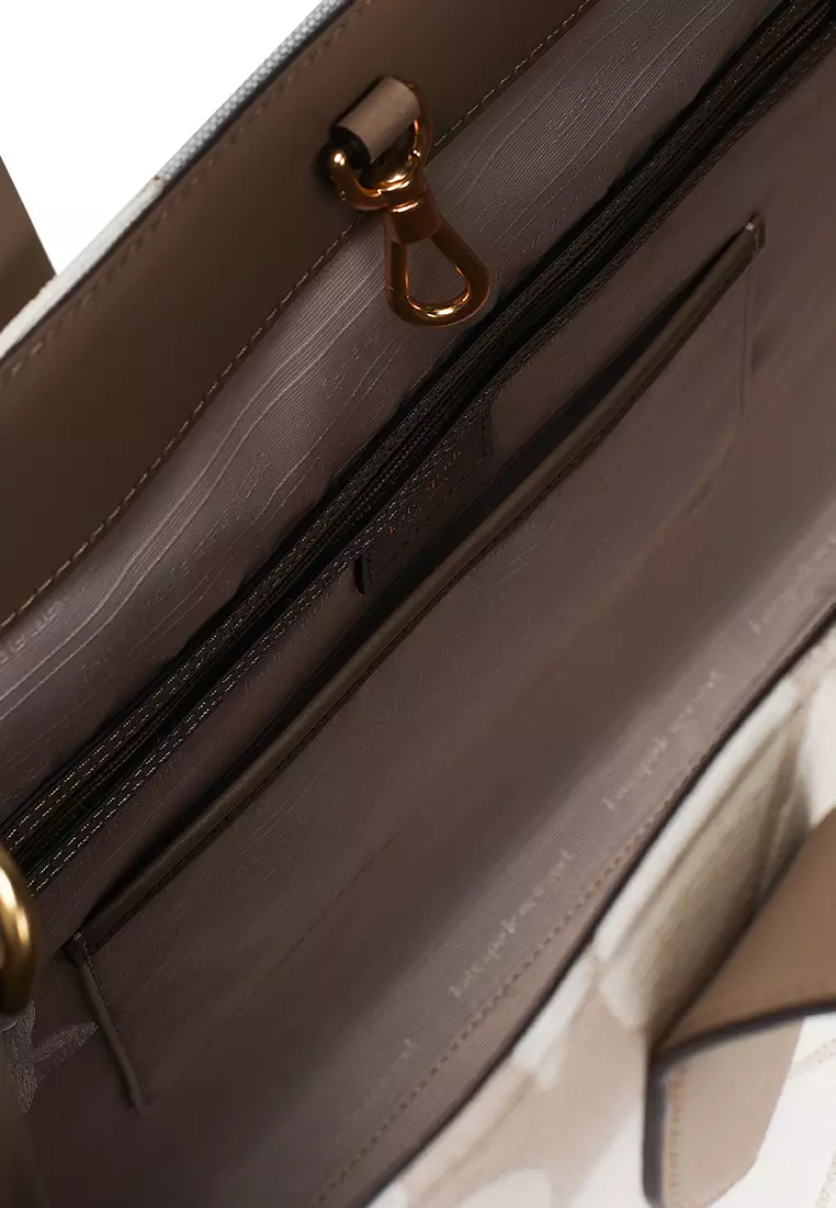 Spade Flower Jacquard Manhattan Large Tote Bag (cv)