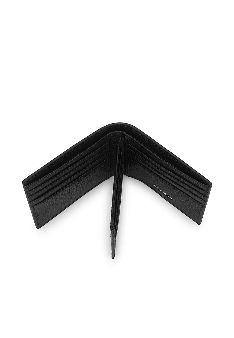 Men's Genuine Leather RFID Blocking Wallet - Black