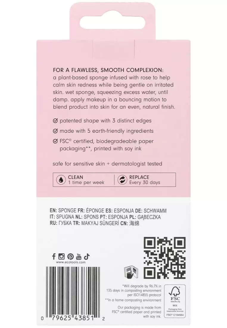 Eco Tools 20001900 BioBlender + Rose Water