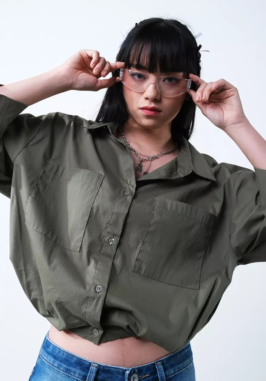 Oversize Kemeja Wanita Mia Olive