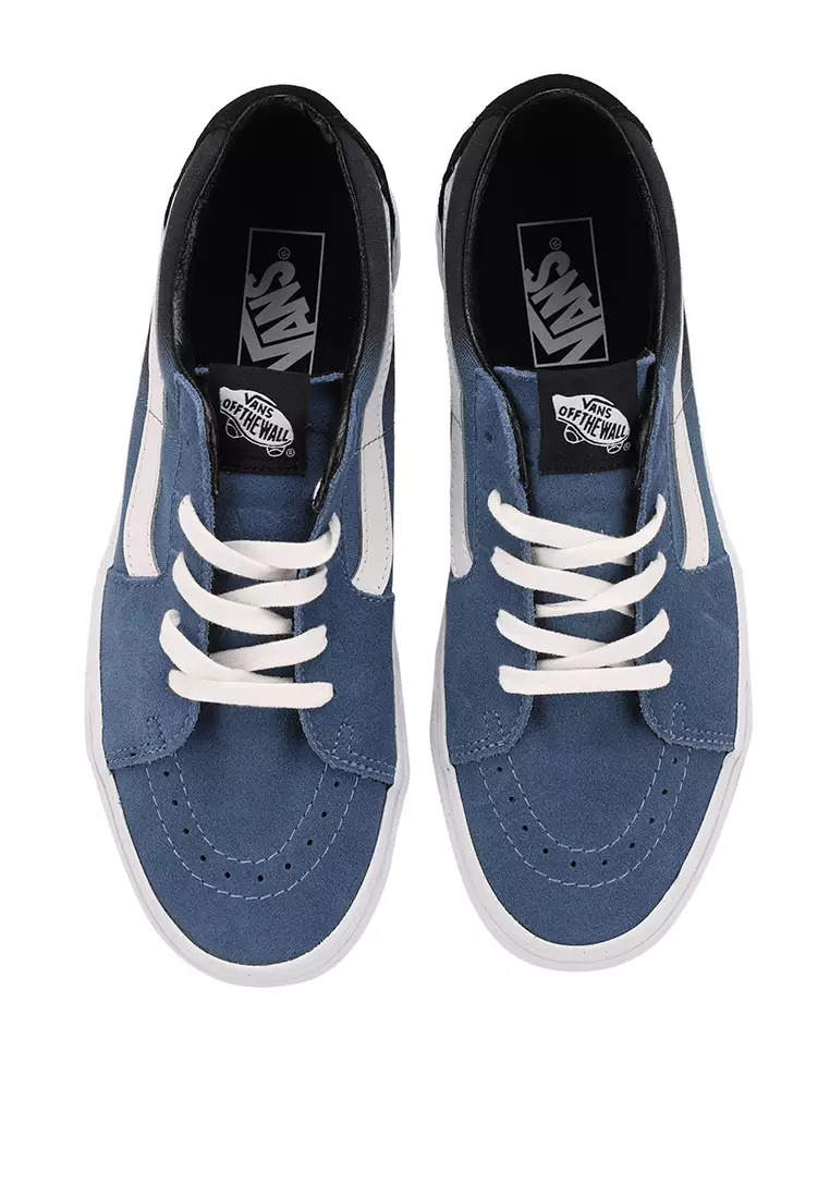 All blue low sales top vans