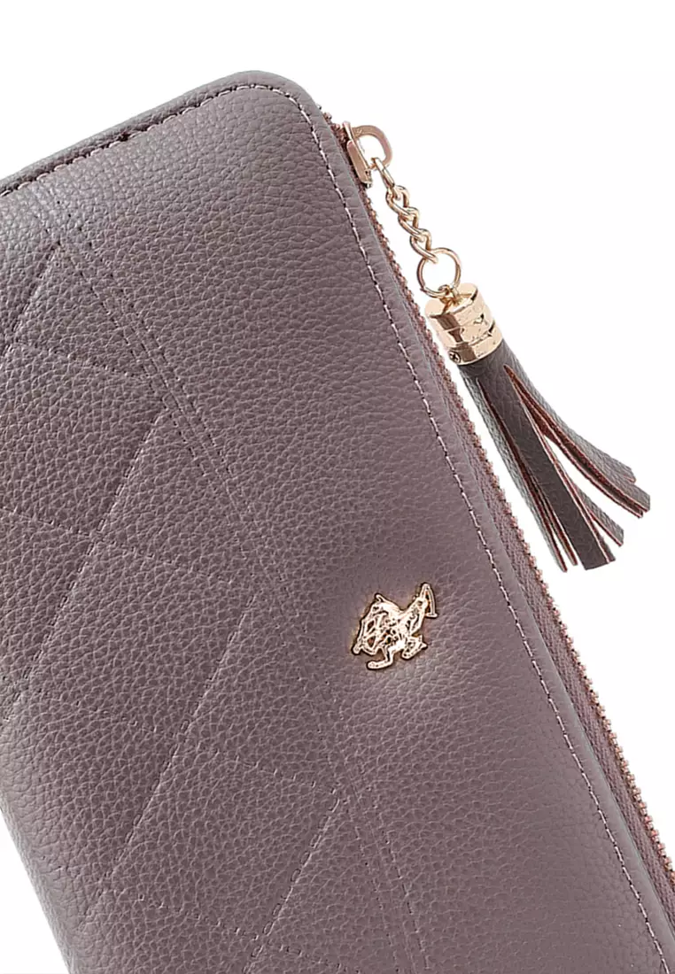 Women's Long Zipper Wallet - Purple