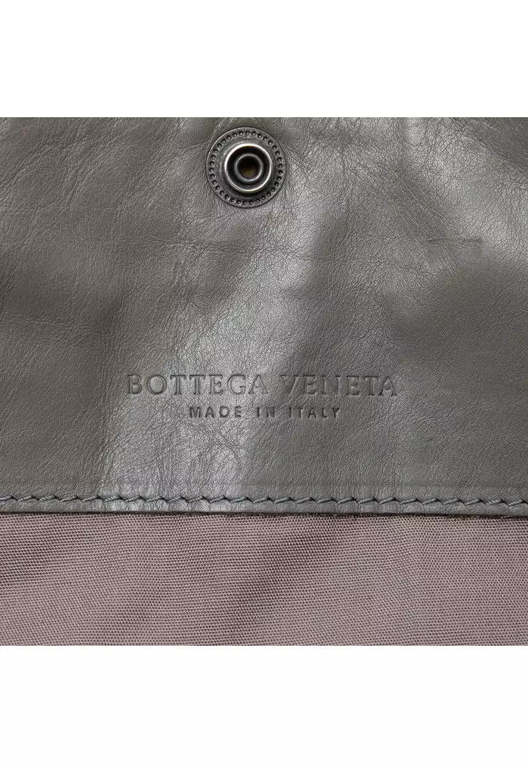 Pre-Loved Bottega Veneta Intrecciato Trimmed Nappa Convertible Tote