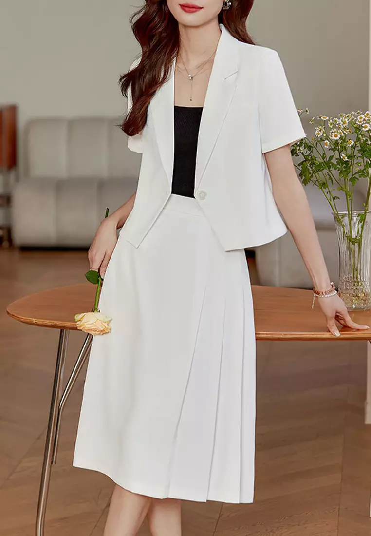 Fashionable Short Sleeve Suit Jacket YGH-EG1290