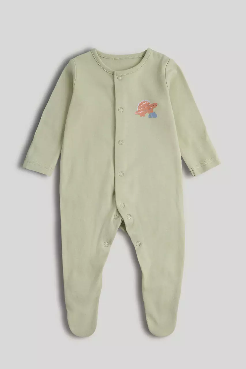 Mothercare 3 Pack Dinosaur Sleepsuits - Piyama Bayi Laki-laki (Multi)