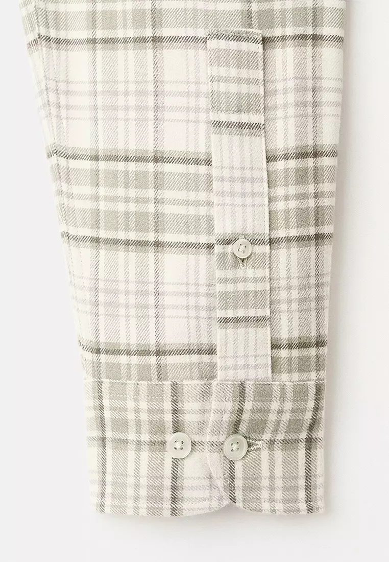 Regular-Fit Check Flannel Shirt