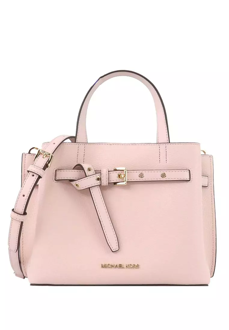 Buy MICHAEL KORS Michael Kors Emilia Small Satchel Powder Blush