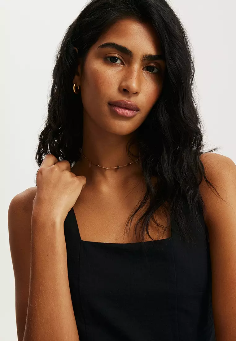 Square Neck Mini Dress