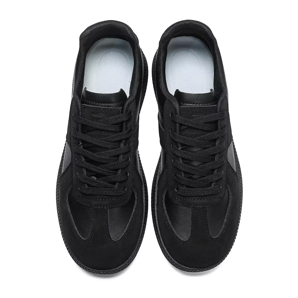 LURAD Sepatu Pria 3 Warna Flat Sekolah Kerja Simple Sneakers Cowok Polos QN592