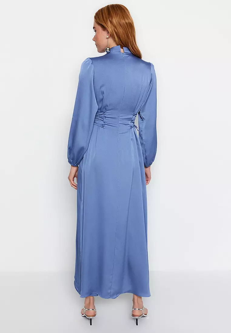 Waist Detailed Maxi Dress